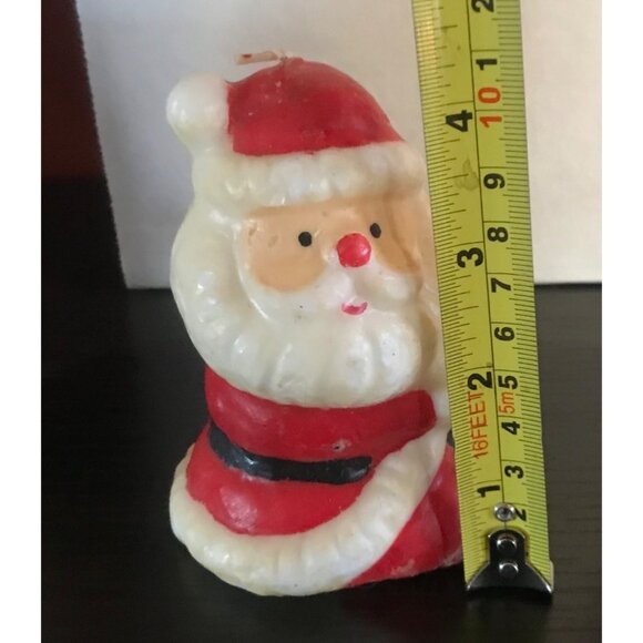 Vintage Santa Claus Decorative Wax Candle Set - Picture 12 of 13